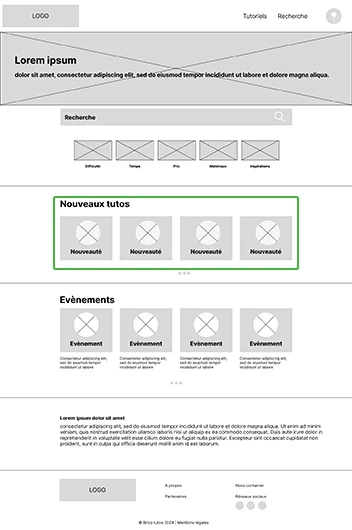 wireframe-desktop-avant-etude-01 Présentation de la wireframe avant l'étude d'utilisabilité