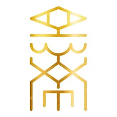 Logo ARXE doré Logo ARXE écrit en doré sur fond blanc